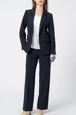 Comfort Georgette: Straight Pants