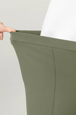Space Material: Straight Wide Pants