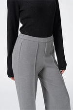 Marshmallow Tech: Straight Wide-Leg Pants