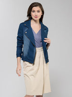 Cornflower Cache-Coeur Cocoon Dress