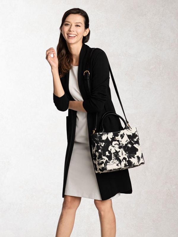 Black Kanazawa Cardigan With Side Slits