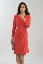 Pink Grapefruit Asymmetry Dress