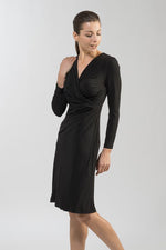 Black Waist Gathered Dress Sold Out