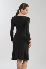 Black Waist Gathered Dress Sold Out