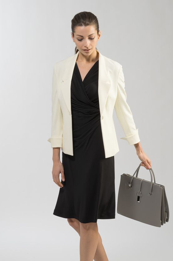 Black Waist Gathered Dress Sold Out