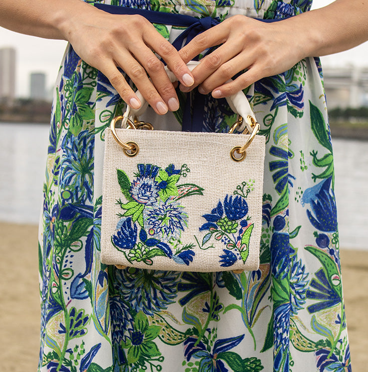 Blue Berry Mini Tote Bag