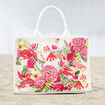 A spacious Pinkberry Big Tote in a vibrant pink, perfect for carrying all your essentials.