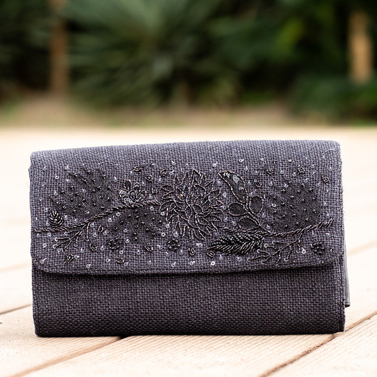 Black Bijou 26-Pocket Bag