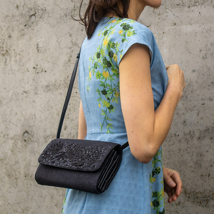 Black Bijou 26-Pocket Bag