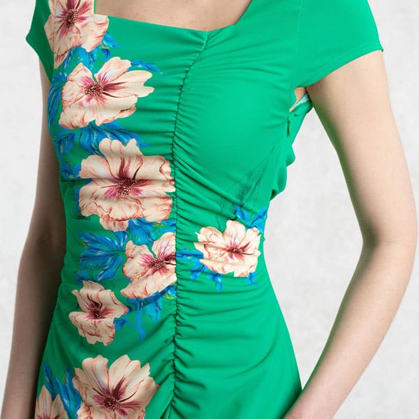 Glamorous hourglass figure