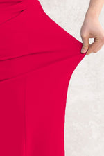 Cherry Pink Gather Dress