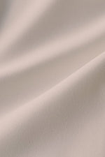 All-Season Material: Pink V-Neck I-Line Dress