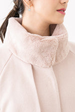 Fur Free: Smoky Pink Long Coat