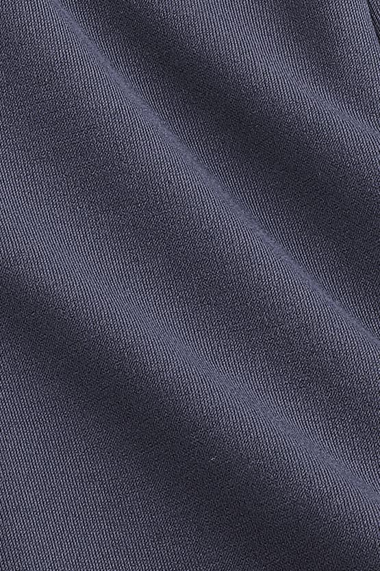 Double Jersey: Double Jersey Navy Long Sculpted Jacket