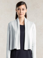 White Kanazawa-Made Short Cardigan