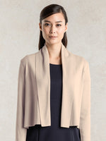 Greige Kanazawa-Made Short Cardigan