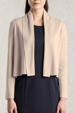 Greige Kanazawa-Made Short Cardigan