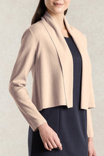 Greige Kanazawa-Made Short Cardigan