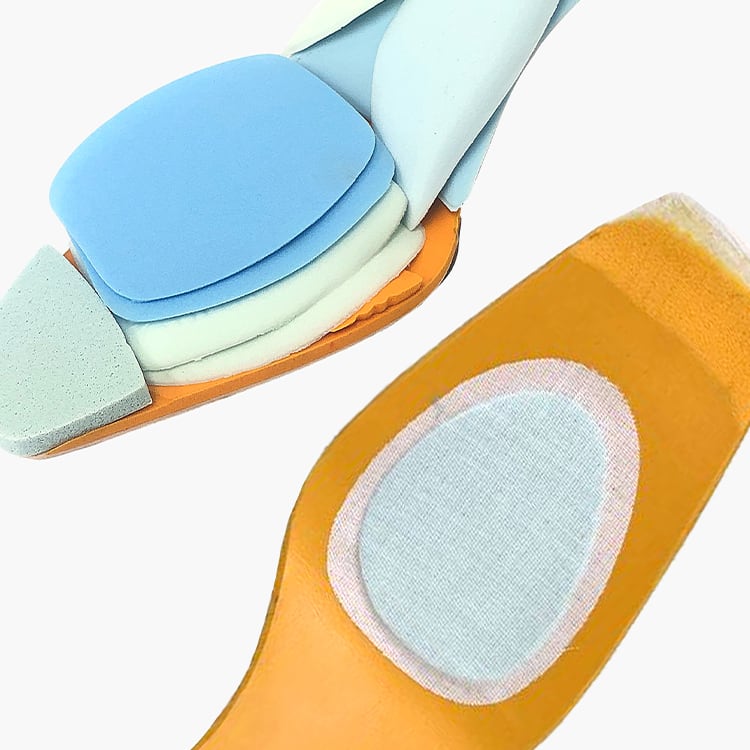 Beige Vegan Leather Fluffy Flats