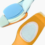 Beige Vegan Leather Fluffy Flats