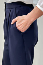 Smart Stretch: Dark Navy Wide Pants