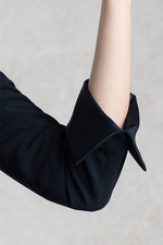 Smart Stretch: Smart Stretch Black Long Collarless Jacket