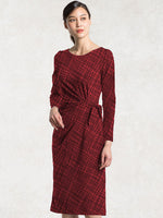 Red Check Daily Dress