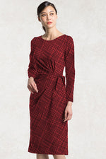 Red Check Daily Dress