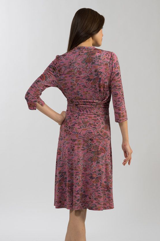 Silk Toki Michelle Cache-Coeur Dress