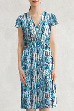 4-Way Stretch: 4-Way Jersey Sunglint Twist Dress
