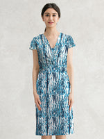 4-Way Stretch: 4-Way Jersey Sunglint Twist Dress