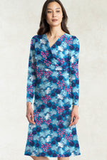 Turquoise Margaret Gather Dress