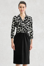 Smart Stretch: Smart Stretch Mono Margaret X Black Shell Docking Dress