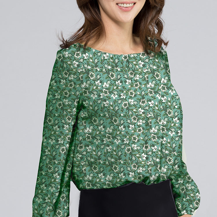 High-quality silk-like jersey material with a glossy finish for a classy look