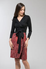 Sunset Safari Wrap Dress