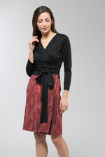 Sunset Safari Wrap Dress