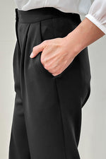 Smart Stretch: Black Wide Pants