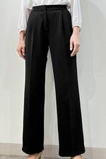 Smart Stretch: Black Wide Pants