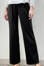 Smart Stretch: Black Wide Pants
