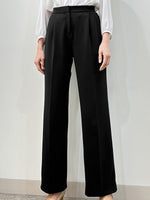 Smart Stretch: Black Wide Pants