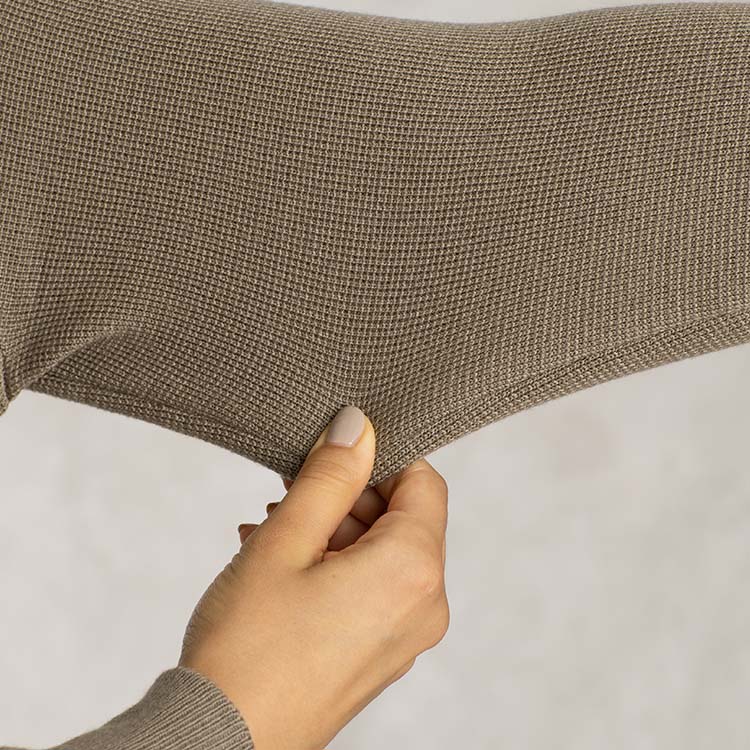 Neat-looking knitted fabric
