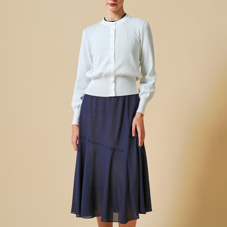 Create a flattering silhouette with a cardigan