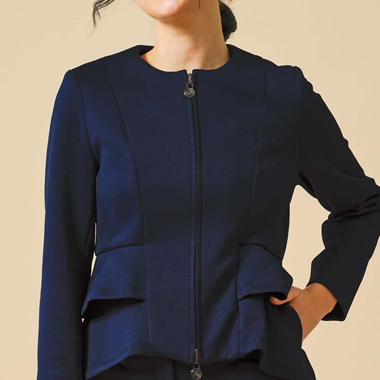 Functional cardboard knit material is used to accommodate temperature differences inside the aircraft