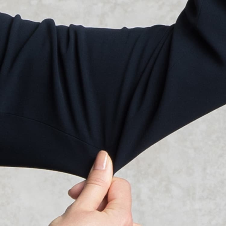 Stretchable and comfortable, yet provides excellent body support.