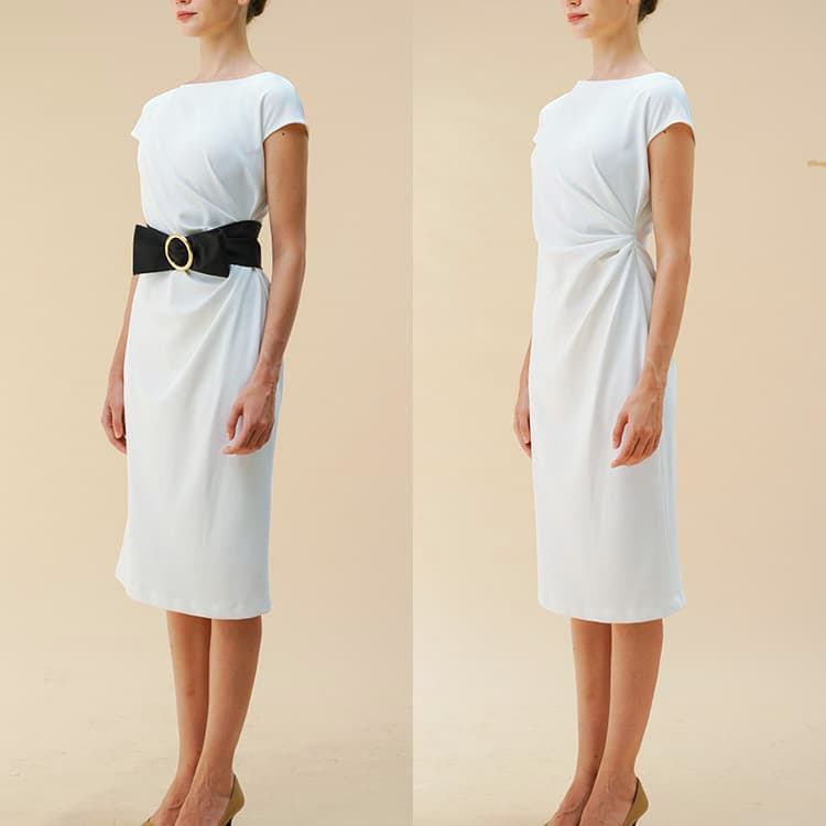 A minimal yet strategically designed silhouette for body contouring.