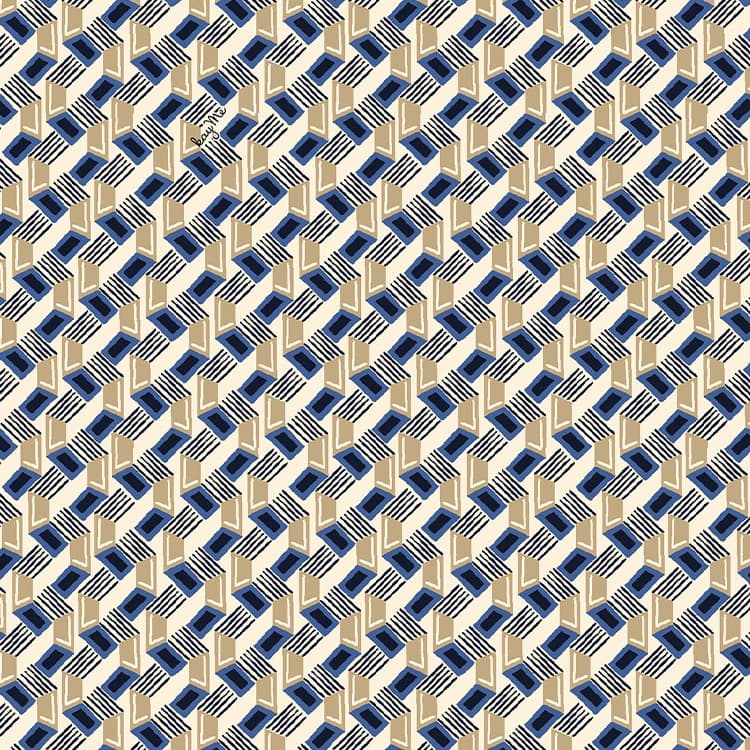 A timeless geometric pattern, a versatile design with a solid color feel.