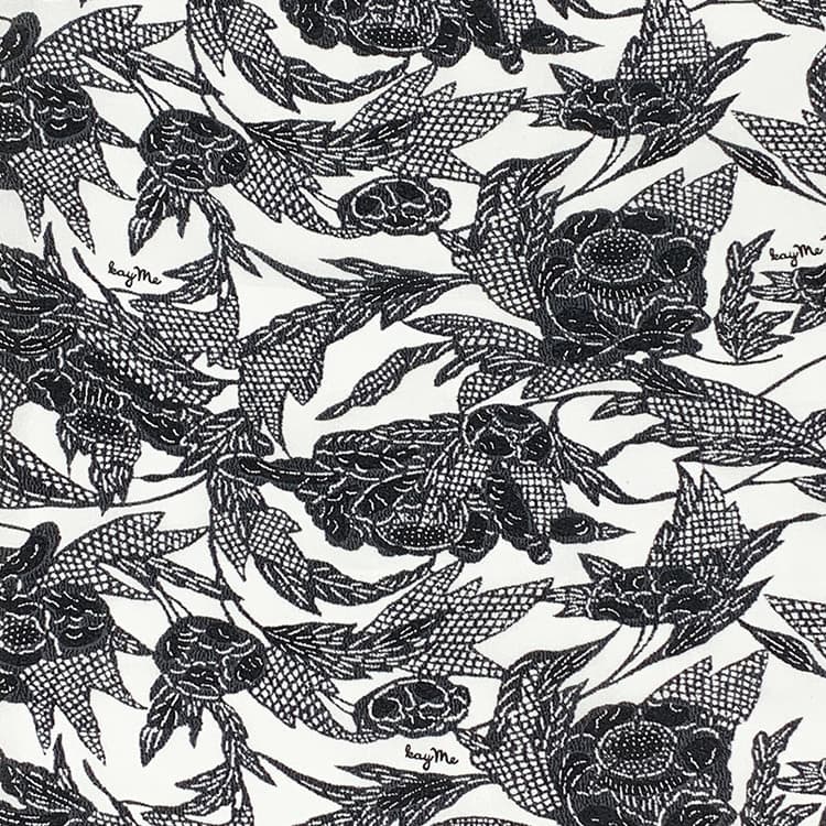 A masterpiece that expresses respect for Okinawa using the classic Ryukyu Bingata technique