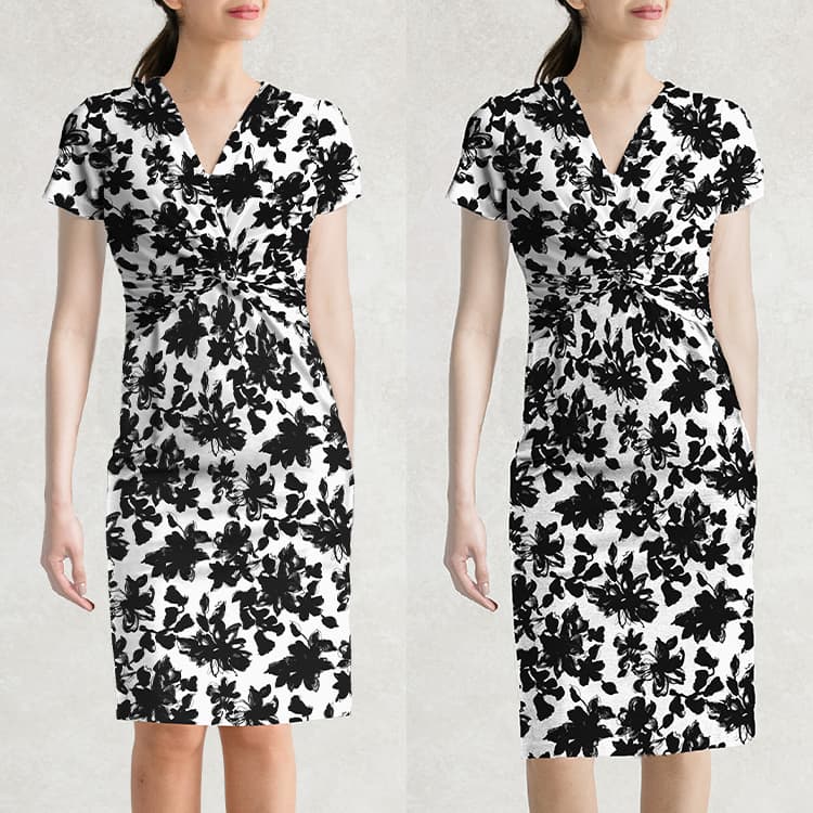 Available in two lengths. Below-knee length for an elegant, mature style.