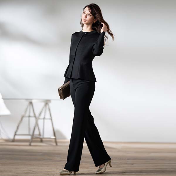 Dress ladylike with a peplum cardigan