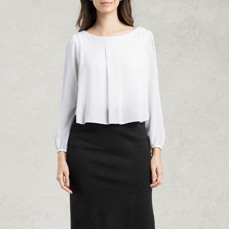 A versatile top that stands out on its own